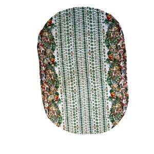 Oval 78x54Wilton Court Easter Tablecloth Rabbits In Country Garden Peter Rabbit